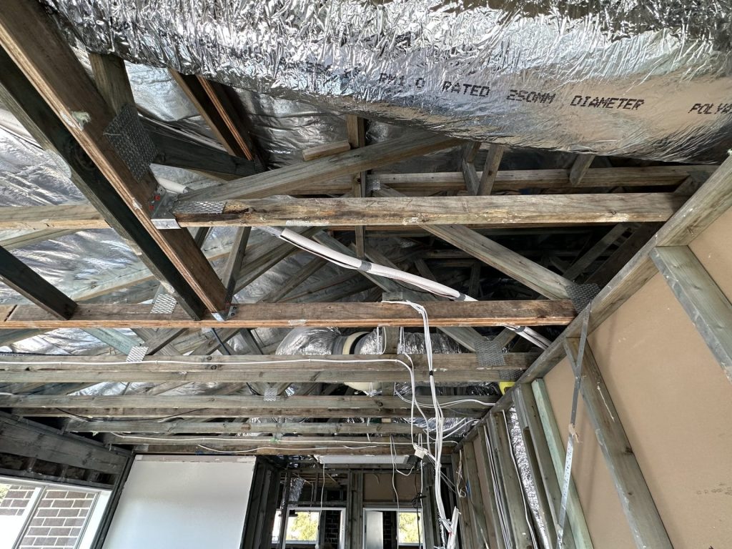 Mould inspection-Timber frames new home