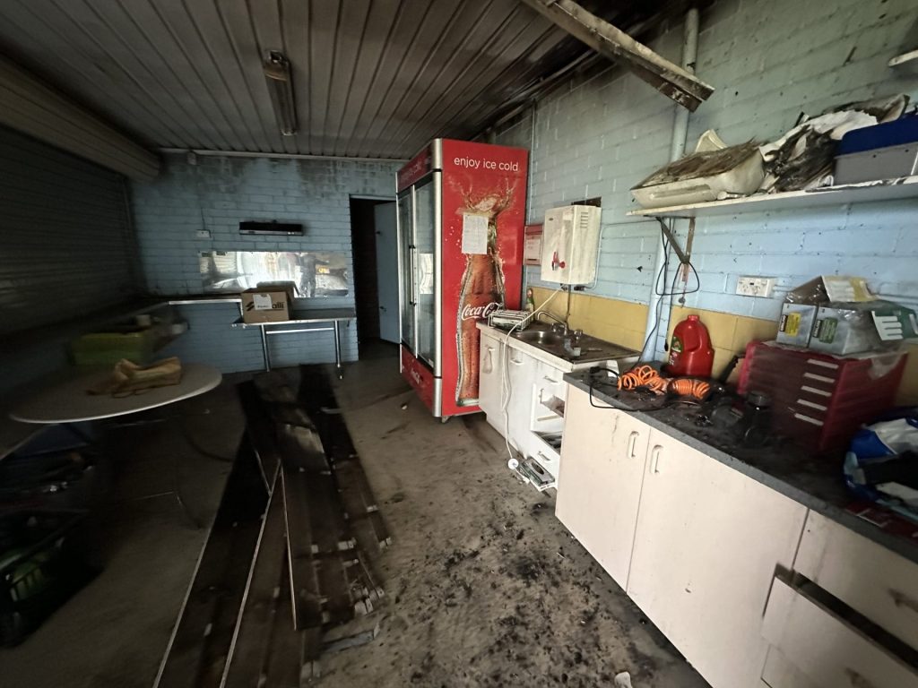 Asbestos fire damage inspection